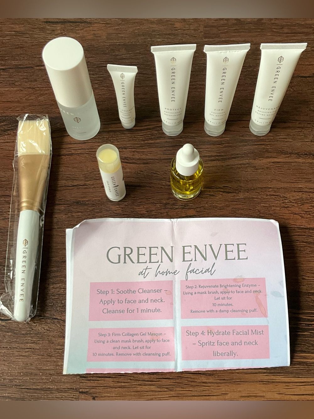 Green Envee At Home Facial Skincare Kit Set